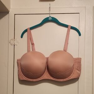 Torrid Blush Lace Strapless Bra